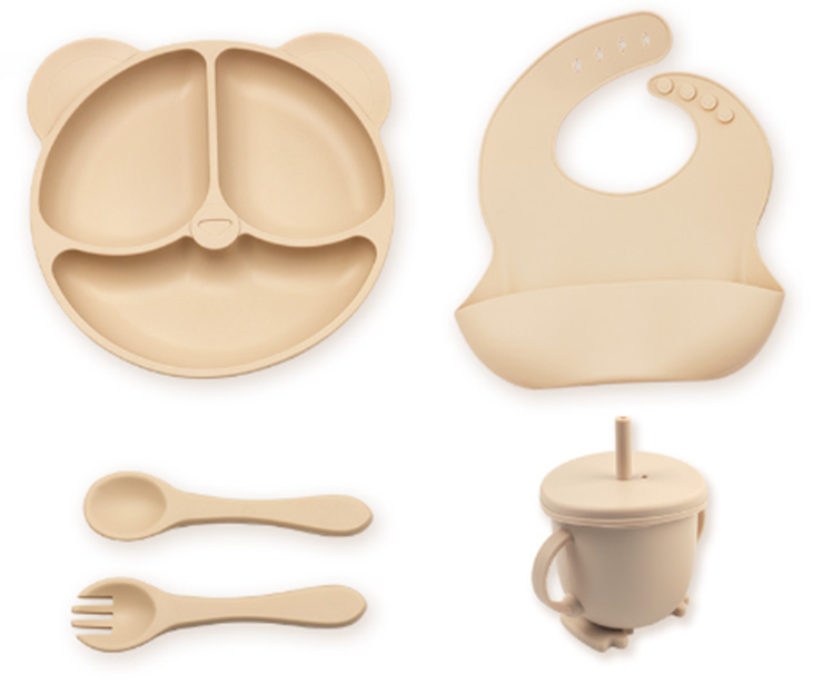 Silicone Baby Feeding Set – BPA-Free, Non-Slip & Easy to Clean