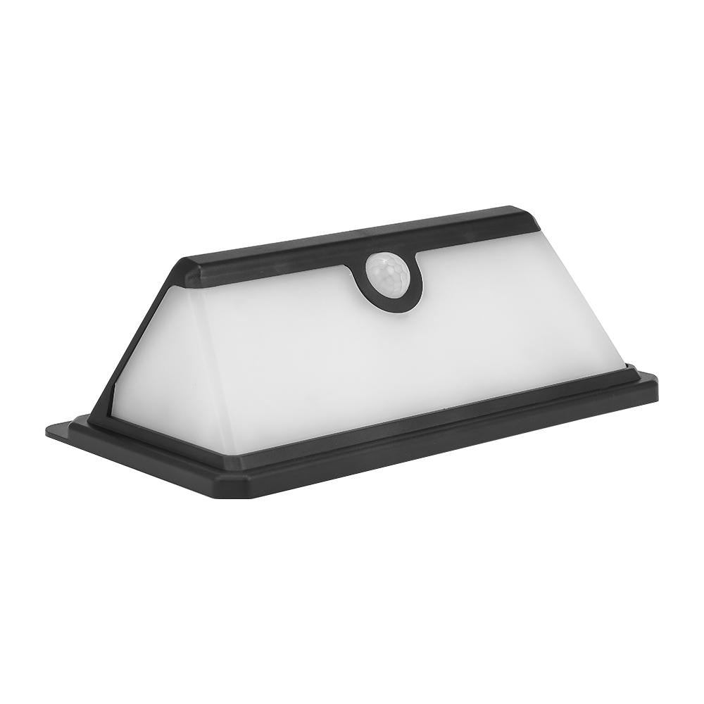 🌟 Popular 100 LED Solar Wall‑Mounted Motion Sensor Three‑Sided Luminous Wall Lamp for Yard