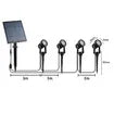 🌟 Outdoor Solar Split Spot Lights – LED Garden Landscape Spotlights with Four Lamps
