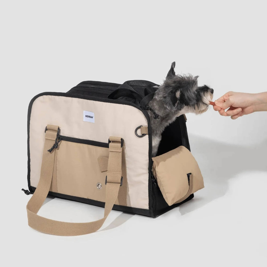 HiDREAM Semi-open Papoose Bag – 3-in-1 Sling Carrier for Stylish Pet Travel