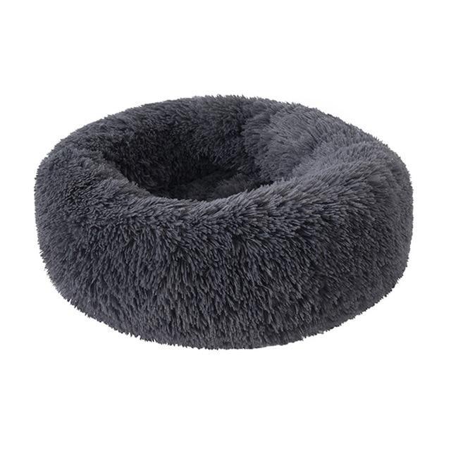 Fluffy Plush Calming Pet Bed – Soft & Cozy