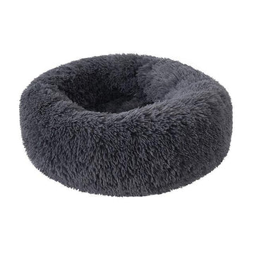 Fluffy Plush Calming Pet Bed – Soft & Cozy